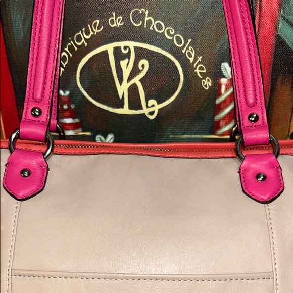 Coach Daisy Spectator Leather Emma Tote Bag - Picture 7 of 16